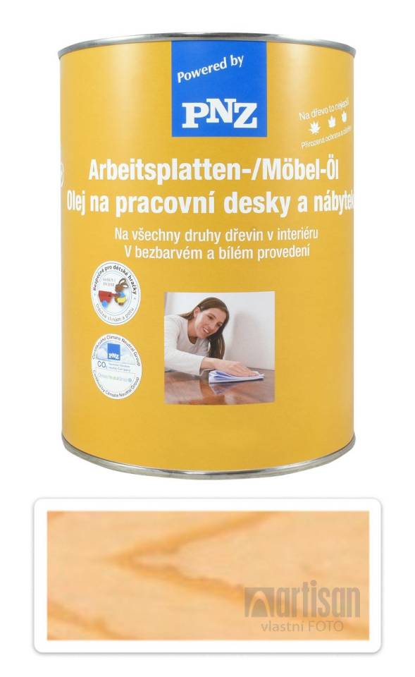 PNZ Olej na kuchyňské desky a nábytek 2.5 l Bezbarvý