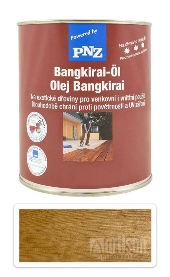 PNZ Speciální olej na dřevo do exteriéru 0.75 l Bangkirai přírodní