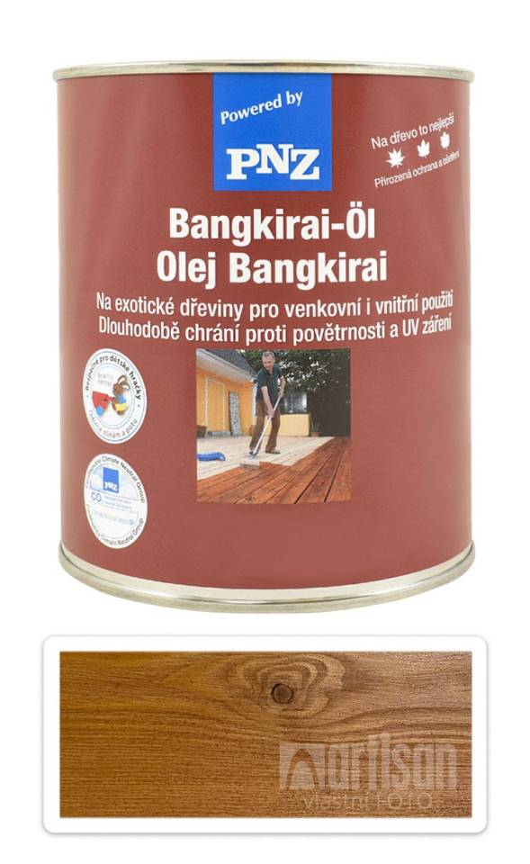 PNZ Speciální olej na dřevo do exteriéru 0.75 l Bangkirai světlý