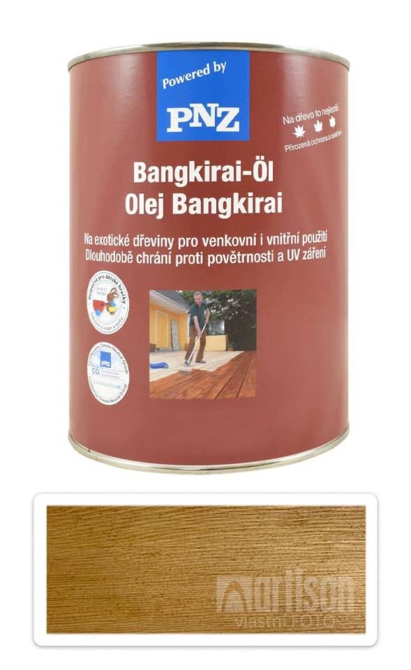 PNZ Speciální olej na dřevo do exteriéru 2.5 l Bangkirai přírodní