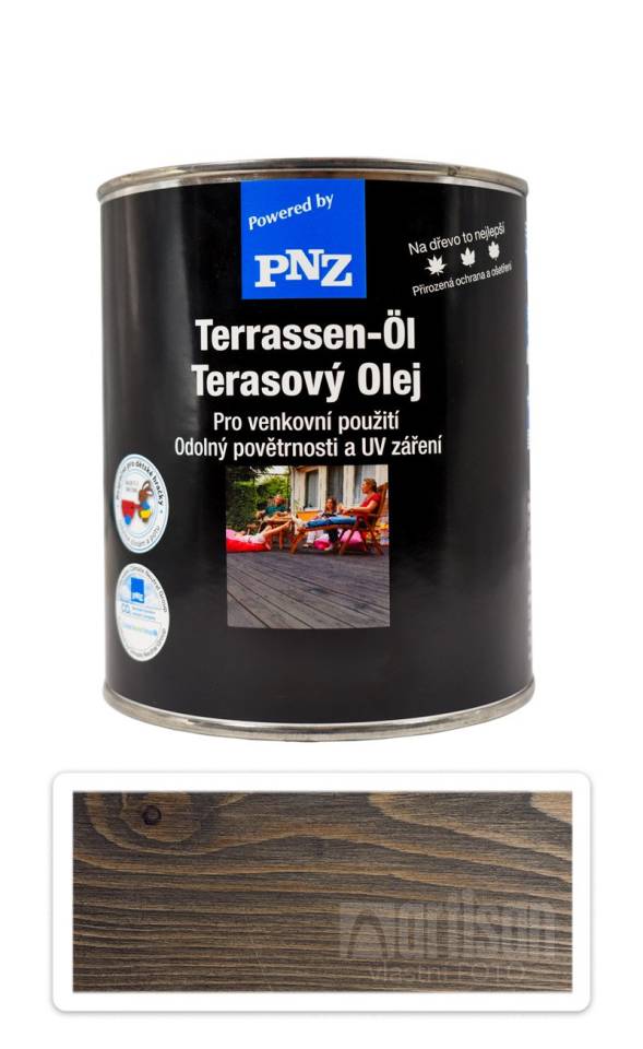 PNZ Terasový olej 0.75 l Černý
