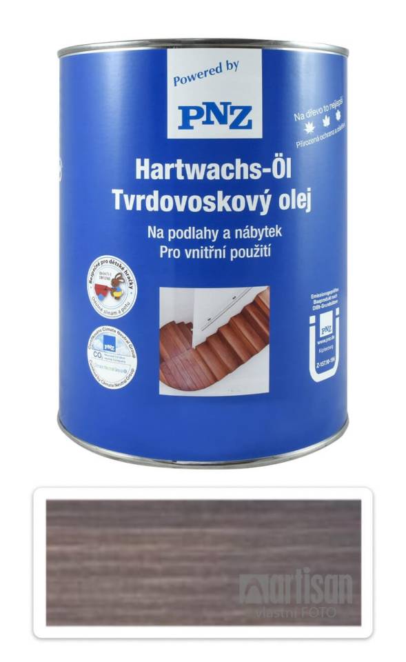 PNZ Tvrdovoskový olej barevný 2.5 l Grafitový
