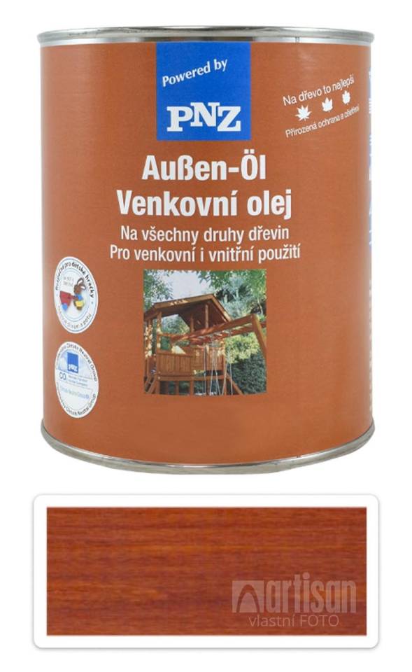 PNZ Venkovní olej 0.75 l Mahagon