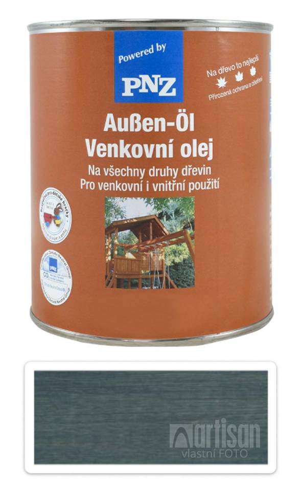 PNZ Venkovní olej 0.75 l Modrošedý