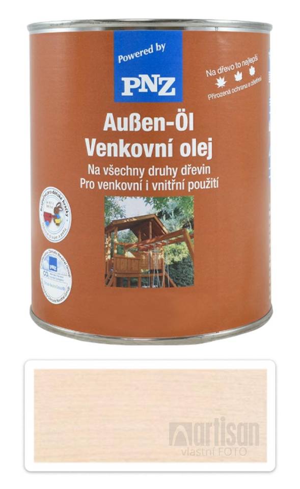 PNZ Venkovní olej 0.75 l Opálově bílý