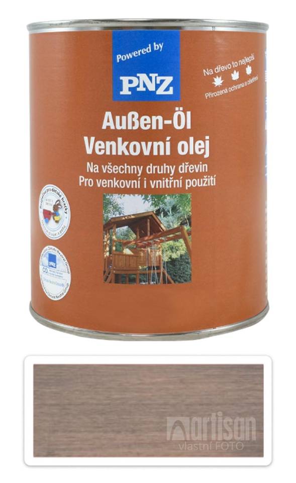PNZ Venkovní olej 0.75 l Patinově šedý