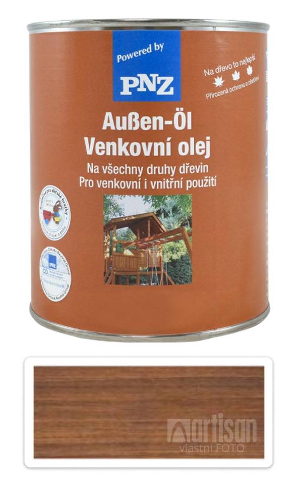 PNZ Venkovní olej metalický 0.75 l Bronzový