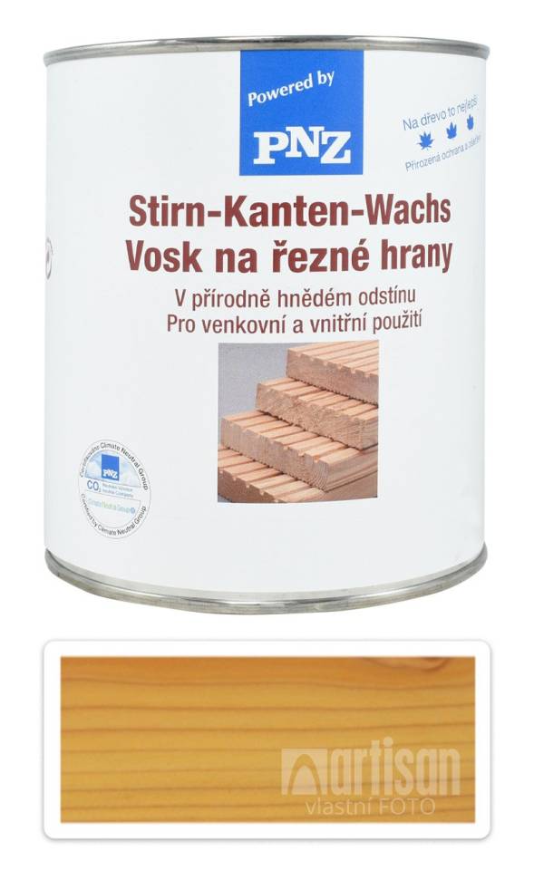 PNZ Vosk na řezné hrany tuhý 0.75 l Přírodně hnědá