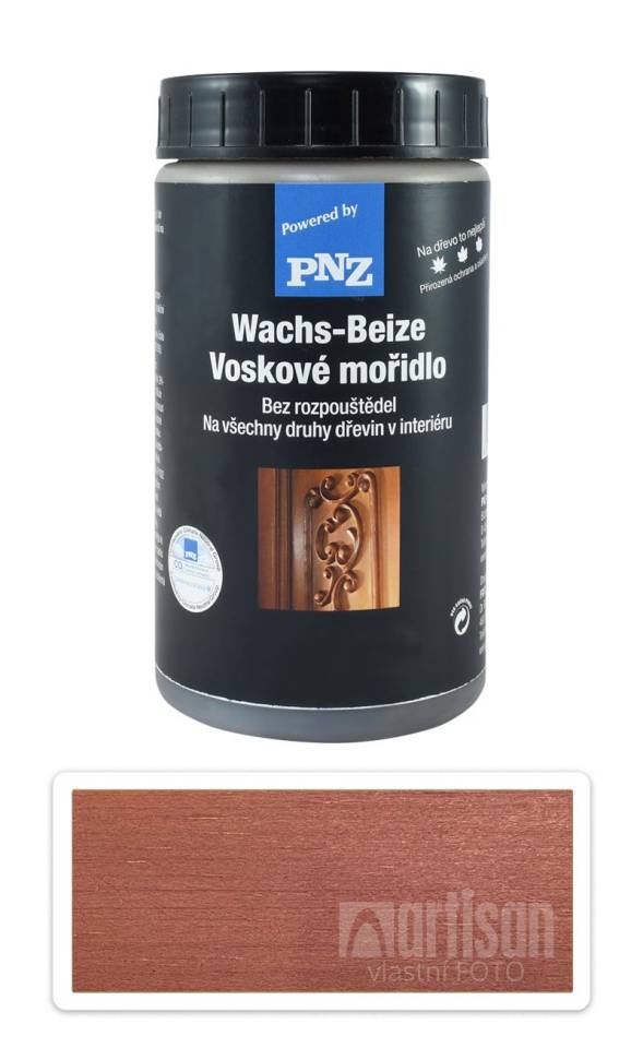 PNZ Voskové mořidlo 0.5 l Korálově červená