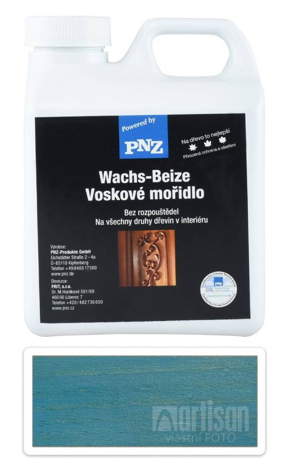 PNZ Voskové mořidlo 1 l Modrá Capri