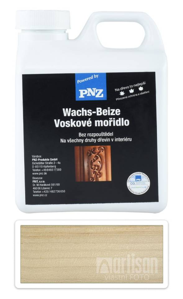 PNZ Voskové mořidlo 1 l Perlově bílá