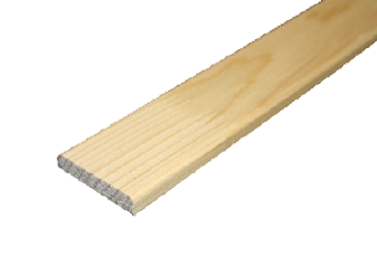 Profilové lišty krycí  ploché 34x8x2000 - smrk