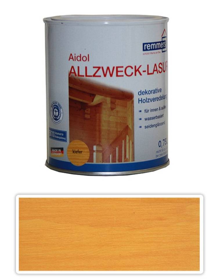 REMMERS Allzweck-lasur - vodou ředitelná lazura 0.75 l Borovice