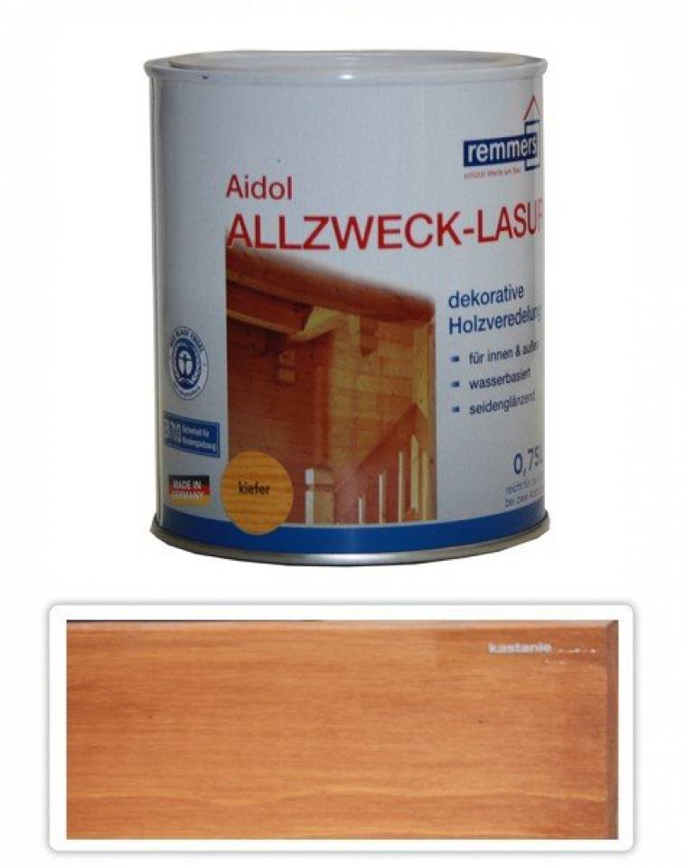 REMMERS Allzweck-lasur - vodou ředitelná lazura 0.75 l Kaštan