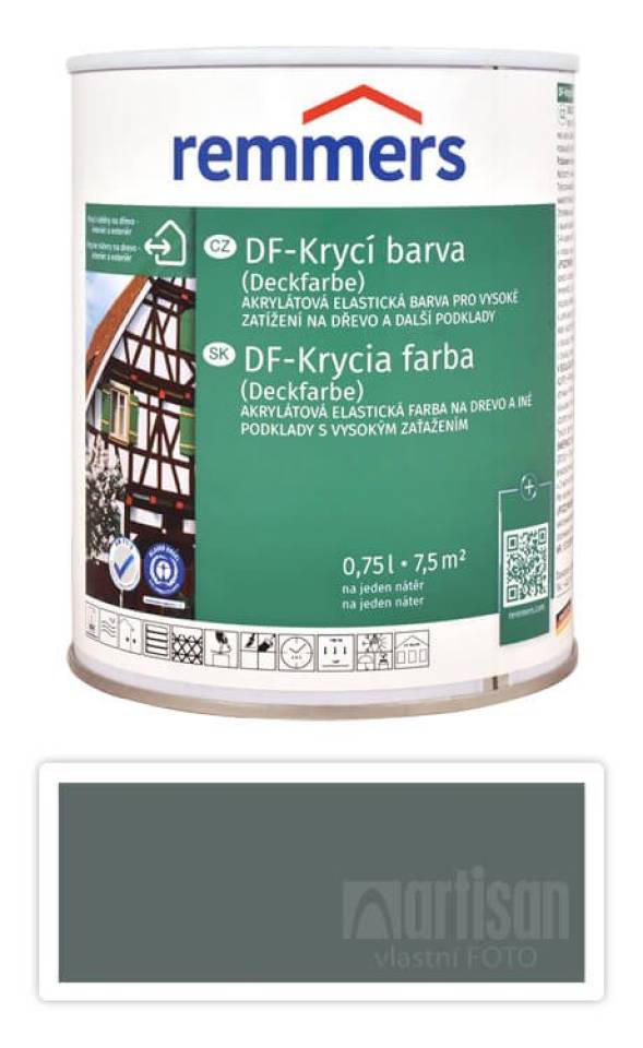 REMMERS DF - Krycí barva 0.75 l Dunkelgrau / Tmavě šedá