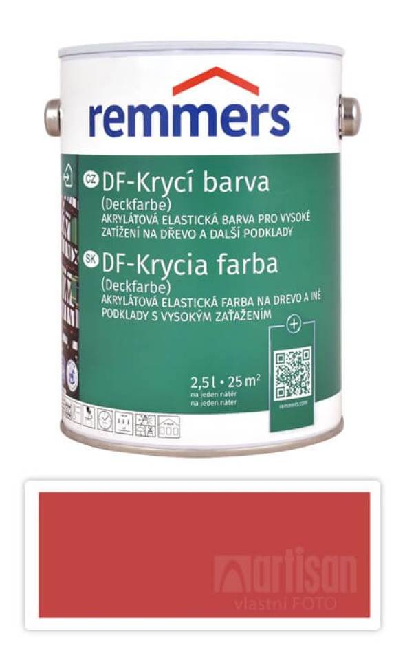 REMMERS DF - Krycí barva 2.5 l Schwedischrot / Švédská červená