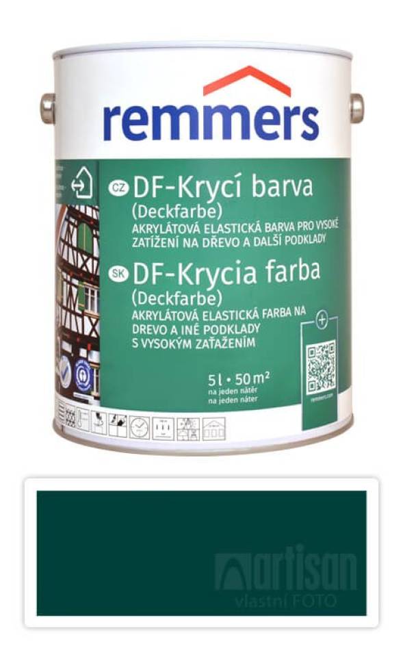REMMERS DF - Krycí barva 5 l Flaschengrün / Lahvově zelená