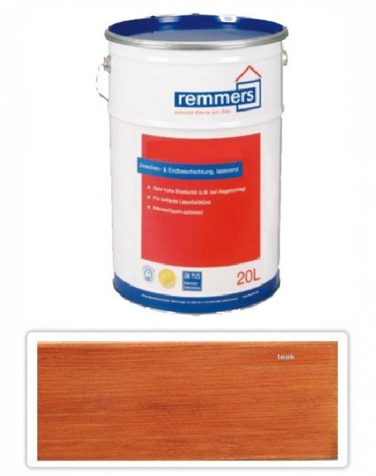 REMMERS Dauerschutz-lasur UV - dekorativní lazura na dřevo 20 l Teak