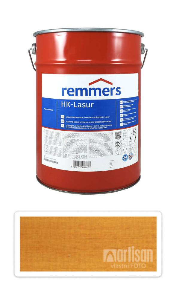 REMMERS HK lazura - ochranná lazura na dřevo pro exteriér 10 l Dub rustikální