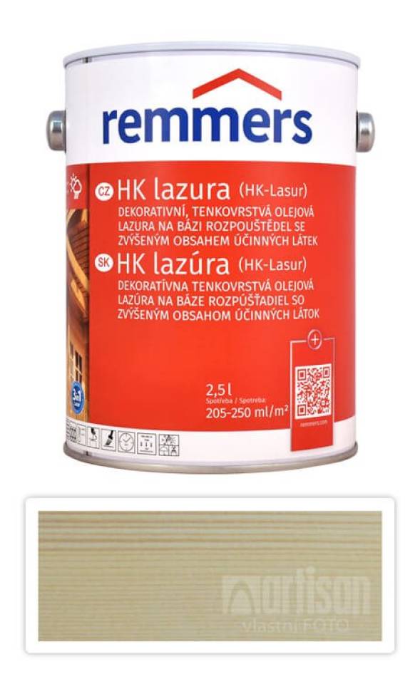 REMMERS HK lazura - ochranná lazura na dřevo pro exteriér 2.5 l Bezbarvá