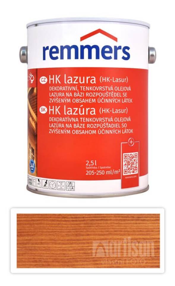 REMMERS HK lazura - ochranná lazura na dřevo pro exteriér 2.5 l Kaštan
