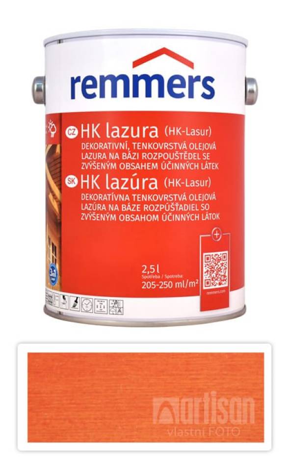 REMMERS HK lazura - ochranná lazura na dřevo pro exteriér 2.5 l Mahagon