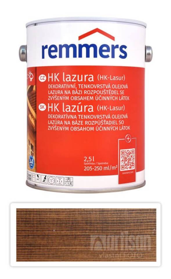 REMMERS HK lazura - ochranná lazura na dřevo pro exteriér 2.5 l Palisandr