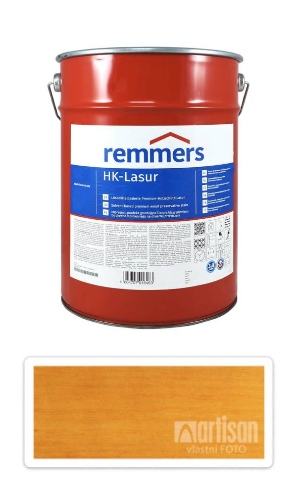 REMMERS HK lazura - ochranná lazura na dřevo pro exteriér 20 l Dub světlý