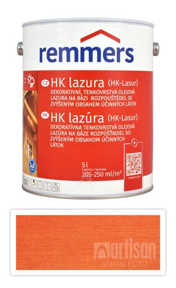 REMMERS HK lazura - ochranná lazura na dřevo pro exteriér 5 l Mahagon