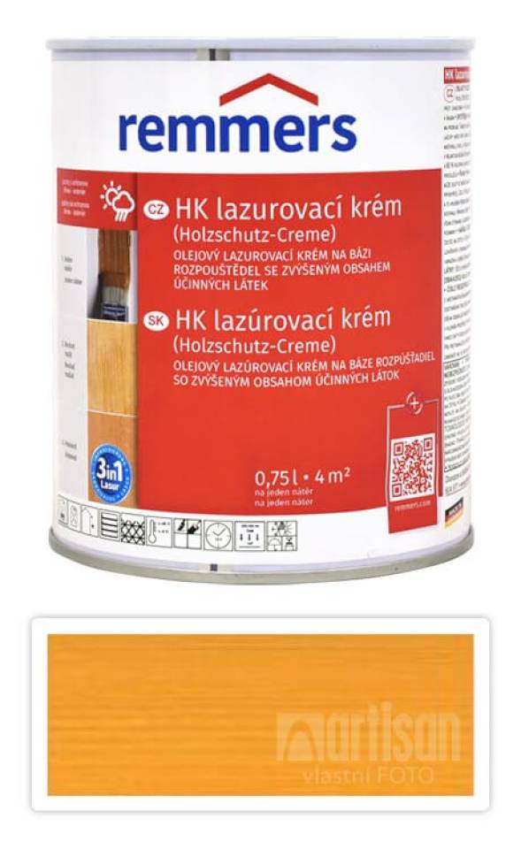 REMMERS HK lazurovací krém 0.75 l Borovice