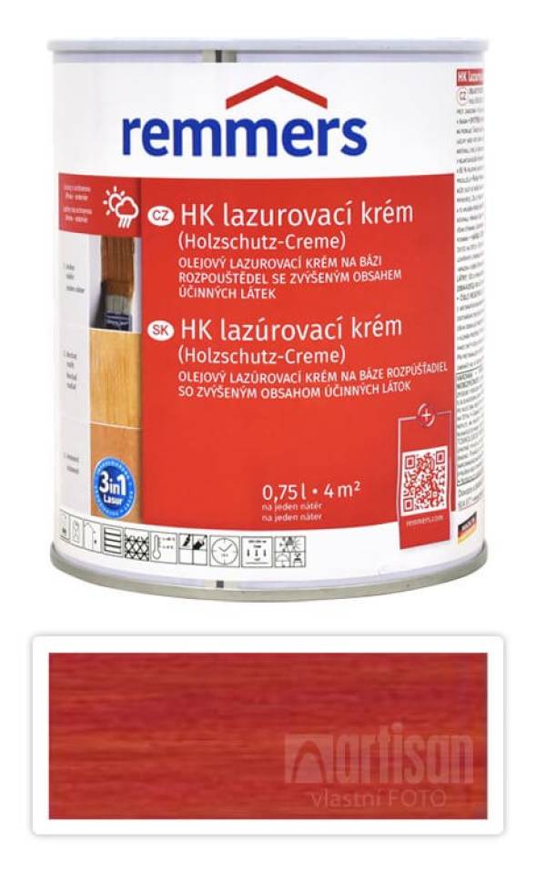 REMMERS HK lazurovací krém 0.75 l Mahagon