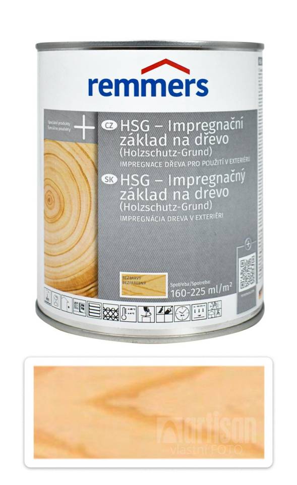 REMMERS HSG - Impregnace na dřevo v exteriéru 0.75 l Bezbarvá
