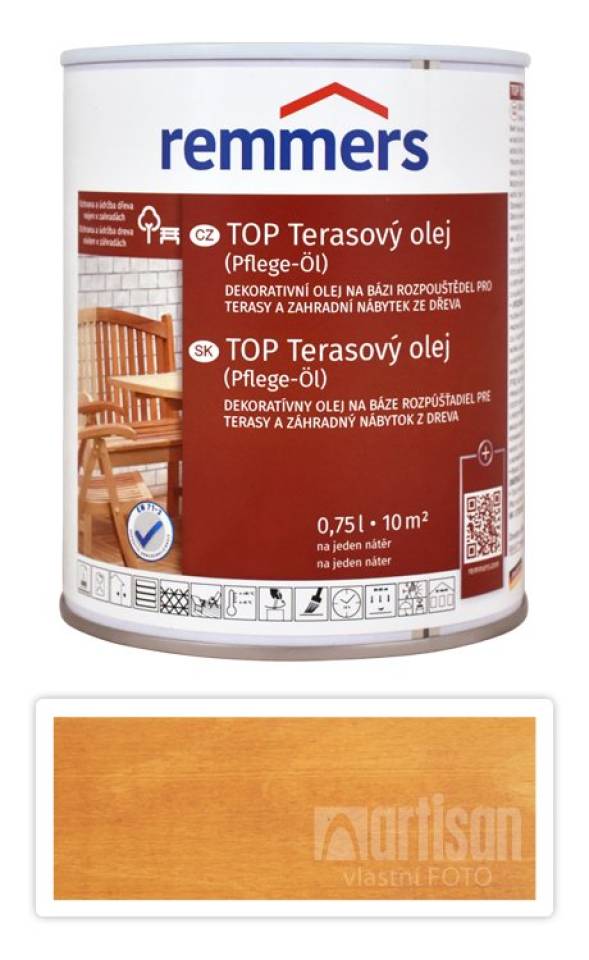 REMMERS TOP Terasový olej na bázi rozpouštědel 0.75 l Bangkirai