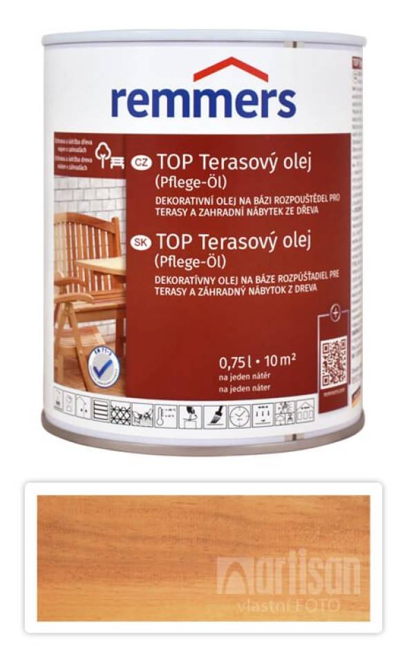REMMERS TOP Terasový olej na bázi rozpouštědel 0.75 l Modřín