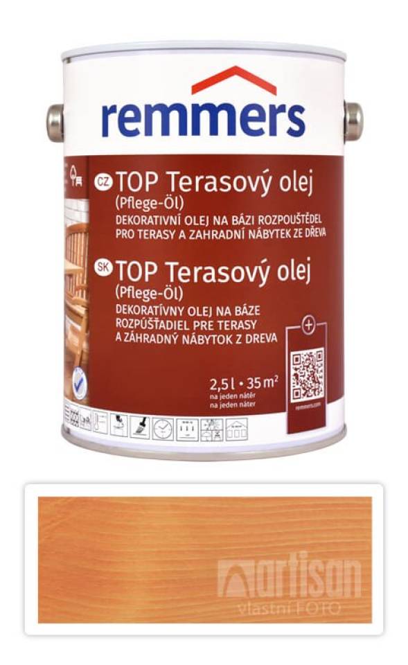 REMMERS TOP Terasový olej na bázi rozpouštědel 2.5 l Douglaska