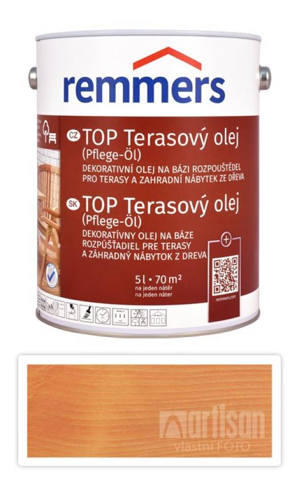 REMMERS TOP Terasový olej na bázi rozpouštědel 5 l Douglaska