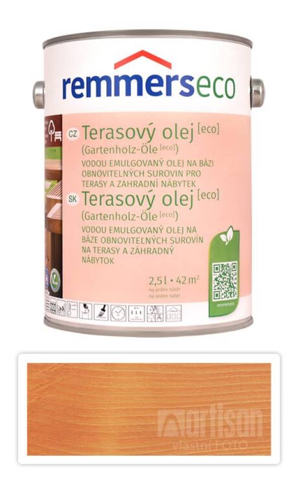 REMMERS Terasový olej ECO - vodou ředitelný 2.5 l Douglasien