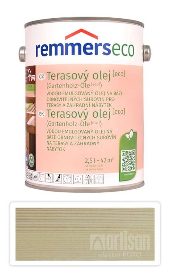 REMMERS Terasový olej ECO - vodou ředitelný 2.5 l Universal