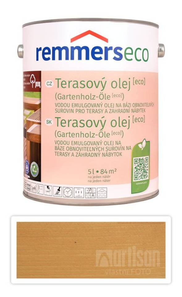 REMMERS Terasový olej ECO - vodou ředitelný 5 l Bangkirai
