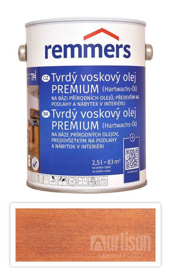 REMMERS Tvrdý voskový olej PREMIUM 2.5 l Kaštan