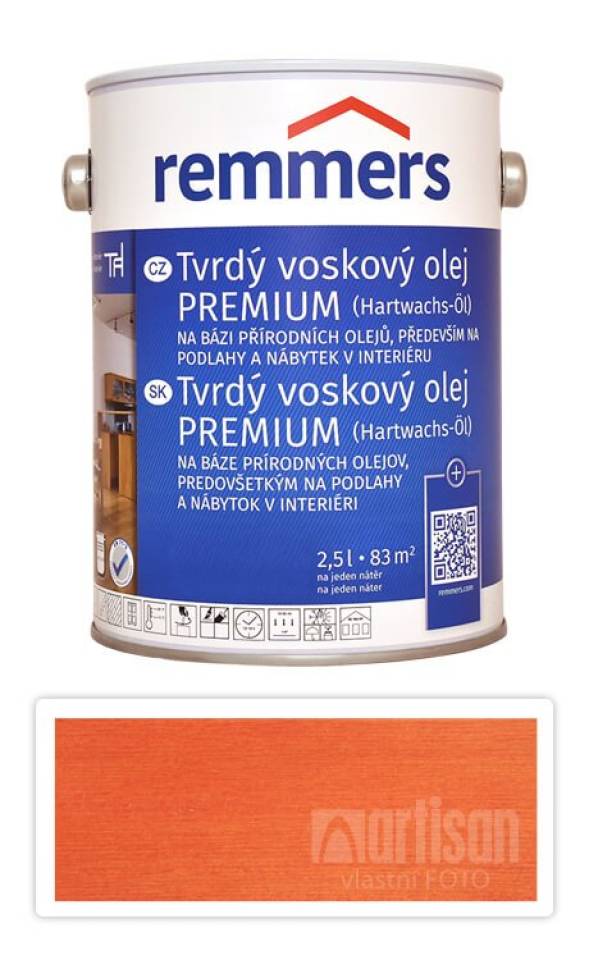 REMMERS Tvrdý voskový olej PREMIUM 2.5 l Mahagon