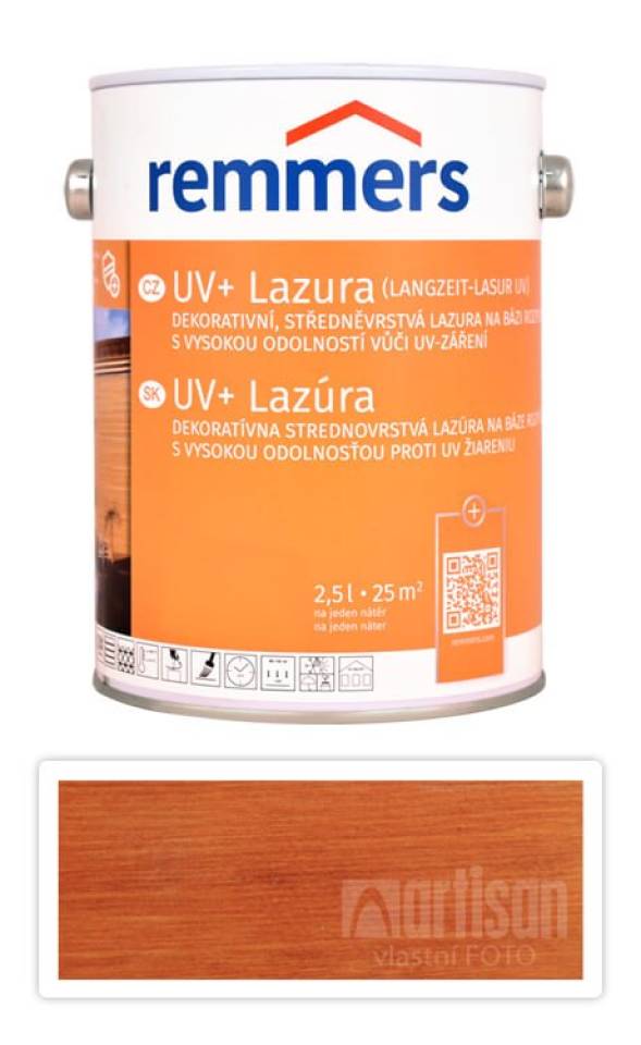 REMMERS UV+ Lazura - dekorativní lazura na dřevo 2.5 l Teak