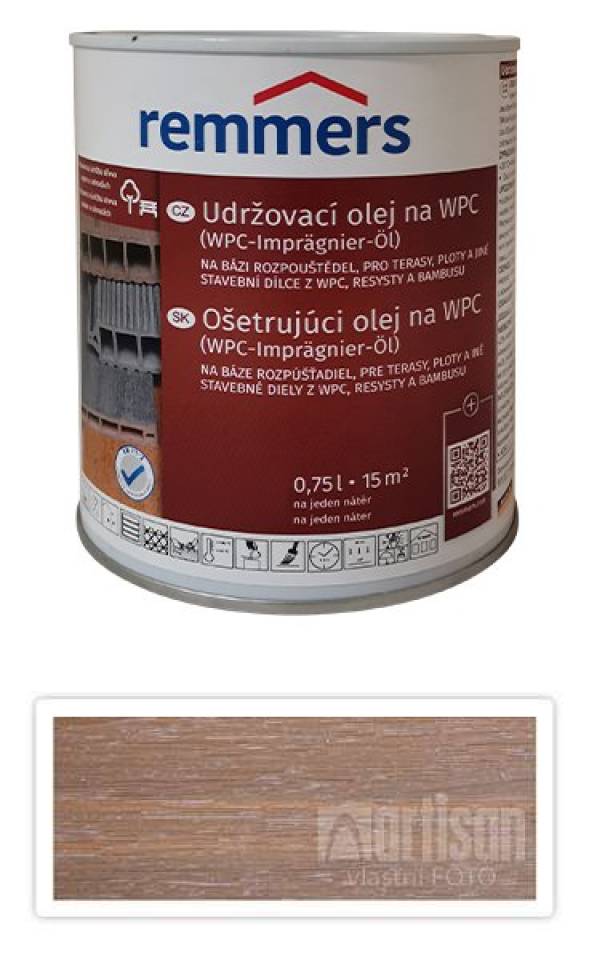 REMMERS Udržovací olej na WPC 0.75 l Hnědý