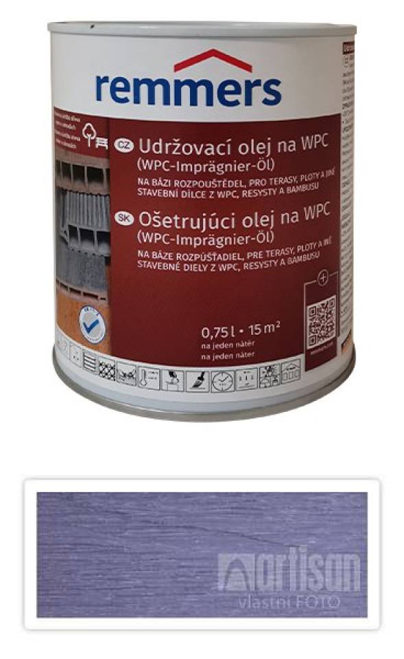 REMMERS Udržovací olej na WPC 0.75 l Šedý