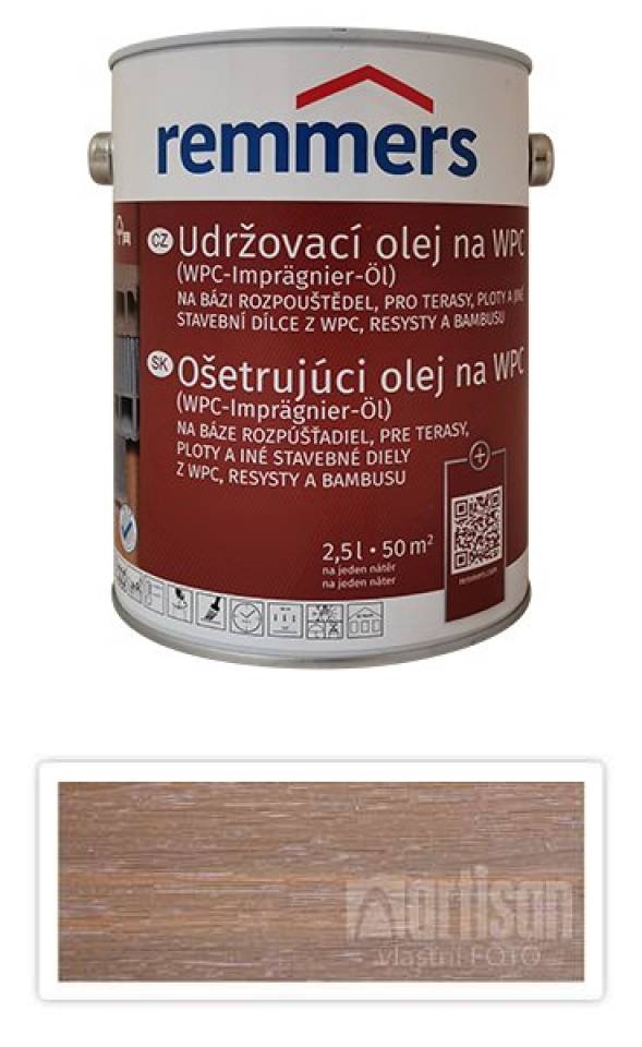 REMMERS Udržovací olej na WPC 2.5 l Hnědý