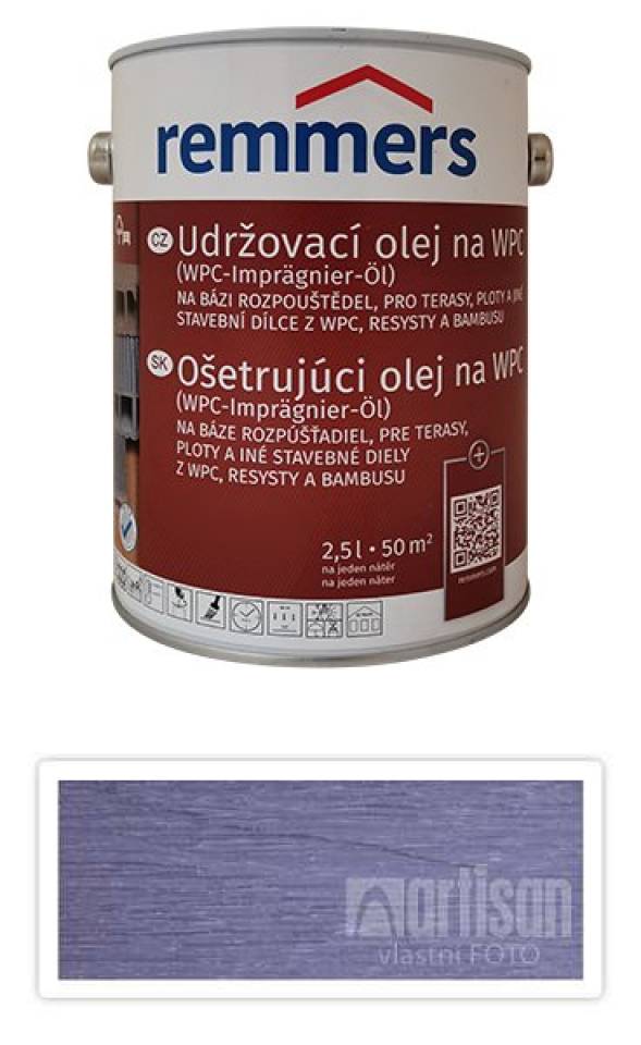 REMMERS Udržovací olej na WPC 2.5 l Šedý