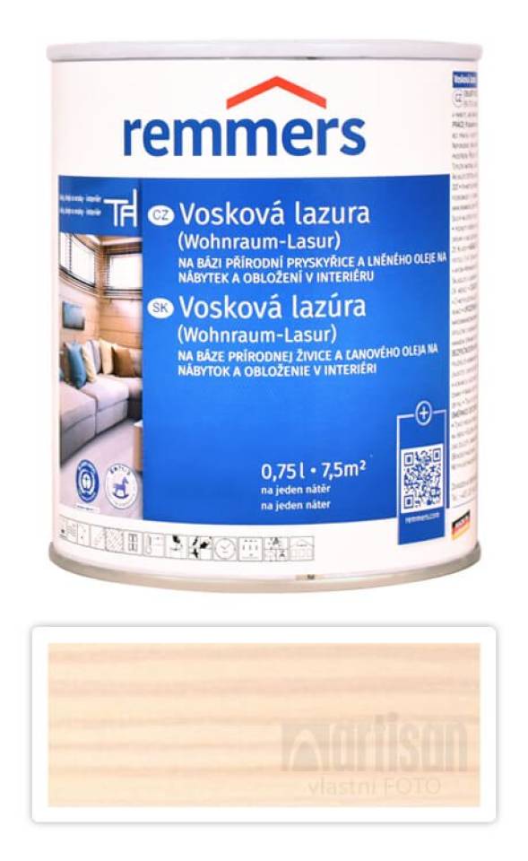 REMMERS Vosková lazura 0.75 l Bílá
