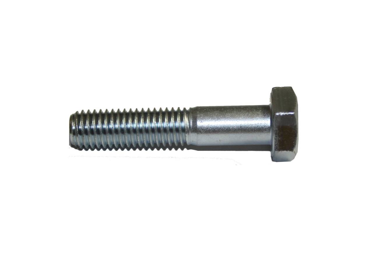Šroub 6-ti hranná hlava  M10x50 ZB závit částečný DIN 931 8.8