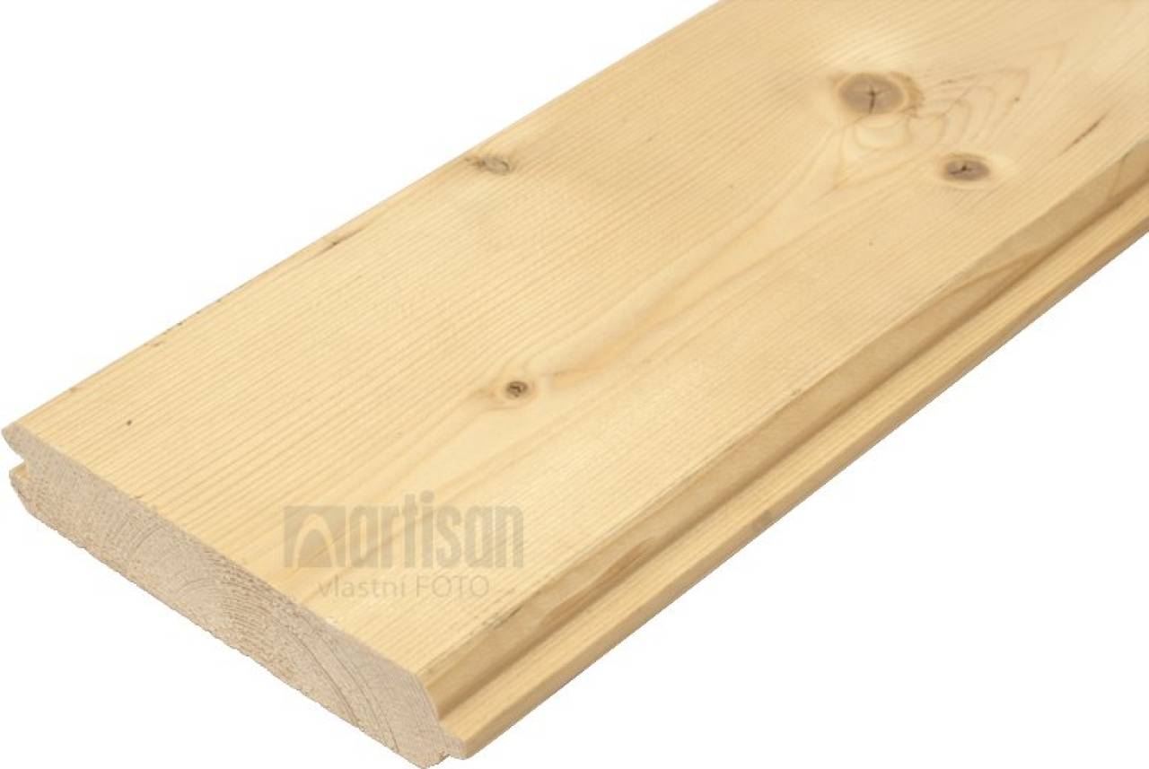 Srubové palubky oboustranné 27x146x5000 KP - Smrk