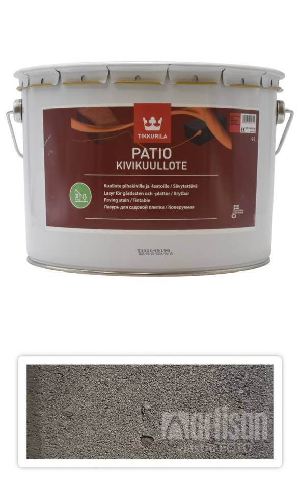 TIKKURILA Patio Kivikuullote - vodou ředitelné mořidlo na zámkovou dlažbu 9 l TVT EK02